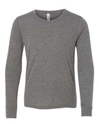 BELLA + CANVAS 3513Y - Youth Triblend Long Sleeve Tee BELLA + CANVAS