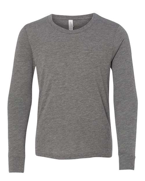 BELLA + CANVAS 3513Y - Youth Triblend Long Sleeve Tee
