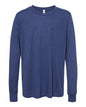BELLA + CANVAS 3513Y - Youth Triblend Long Sleeve Tee - Navy Triblend