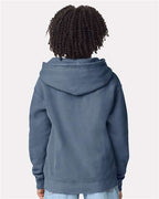 Comfort Colors 1467Y - Youth Garment-Dyed Lightweight Hooded Sweatshirt - Blue Jean