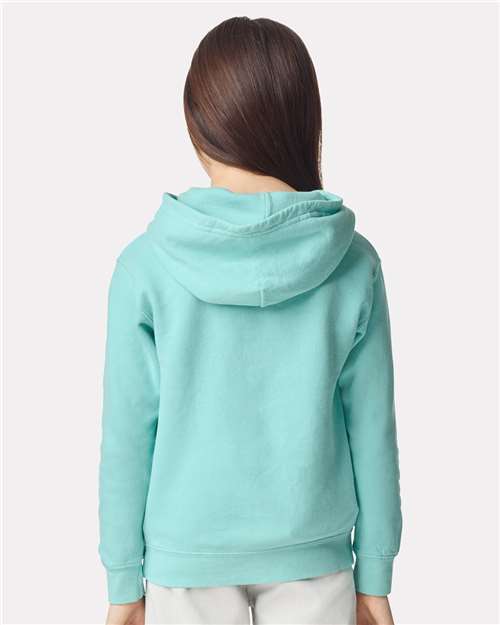 Comfort Colors 1467Y - Youth Garment-Dyed Lightweight Hooded Sweatshirt - Chalky Mint