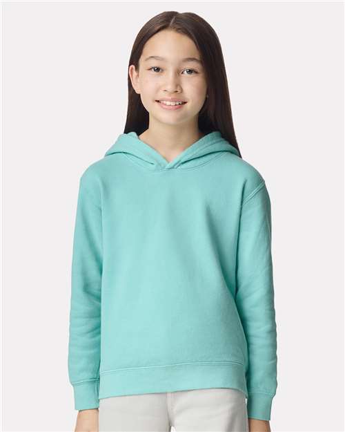Comfort Colors 1467Y - Youth Garment-Dyed Lightweight Hooded Sweatshirt - Chalky Mint