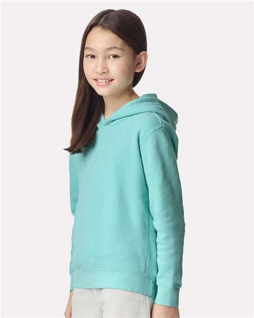 Comfort Colors 1467Y - Youth Garment-Dyed Lightweight Hooded Sweatshirt - Chalky Mint