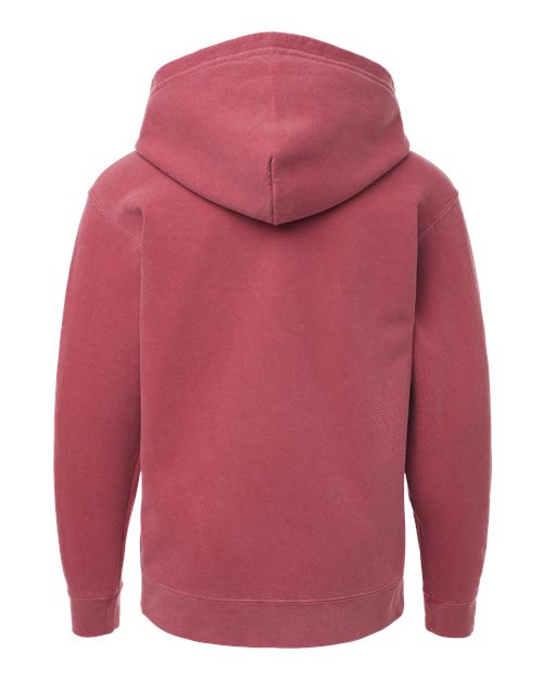 Comfort Colors 1467Y - Youth Garment-Dyed Lightweight Hooded Sweatshirt - Crimson