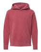 Comfort Colors 1467Y - Youth Garment-Dyed Lightweight Hooded Sweatshirt - Crimson