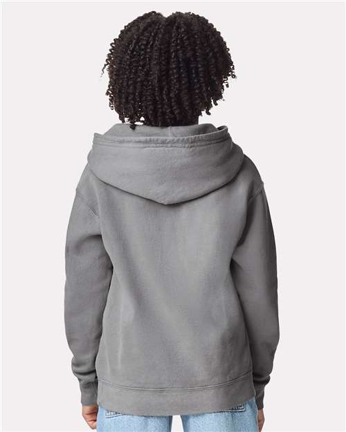 Comfort Colors 1467Y - Youth Garment-Dyed Lightweight Hooded Sweatshirt - Grey