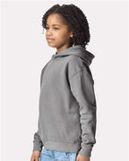 Comfort Colors 1467Y - Youth Garment-Dyed Lightweight Hooded Sweatshirt - Grey