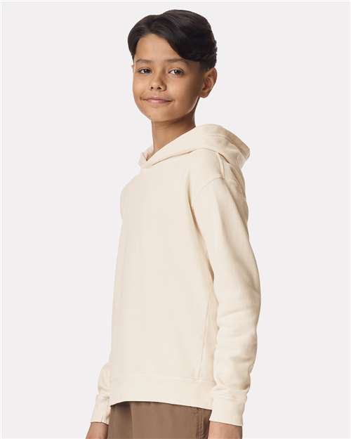 Comfort Colors 1467Y - Youth Garment-Dyed Lightweight Hooded Sweatshirt - Ivory