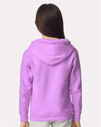 Comfort Colors 1467Y - Youth Garment-Dyed Lightweight Hooded Sweatshirt - Neon Violet