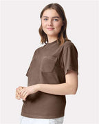 Comfort Colors 6030 - Unisex Garment-Dyed Heavyweight Pocket T-Shirt - Espresso