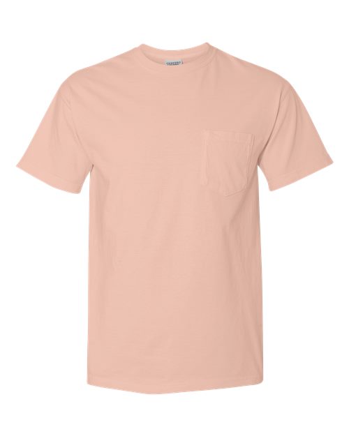 Comfort Colors 6030 - Unisex Garment-Dyed Heavyweight Pocket T-Shirt - Peachy