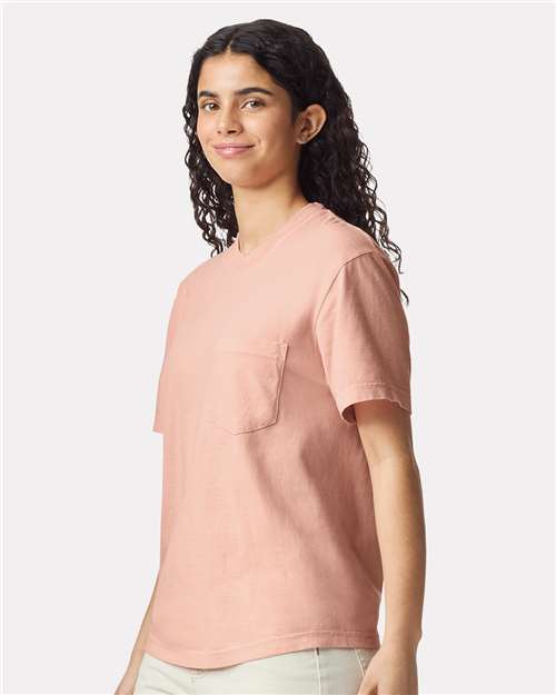 Comfort Colors 6030 - Unisex Garment-Dyed Heavyweight Pocket T-Shirt - Peachy