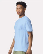 Comfort Colors 6030 - Unisex Garment-Dyed Heavyweight Pocket T-Shirt - Hydrangea