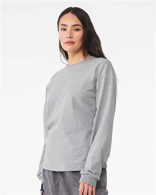 BELLA + CANVAS 3511 - 6 oz. Heavyweight Long Sleeve Tee - Athletic Heather