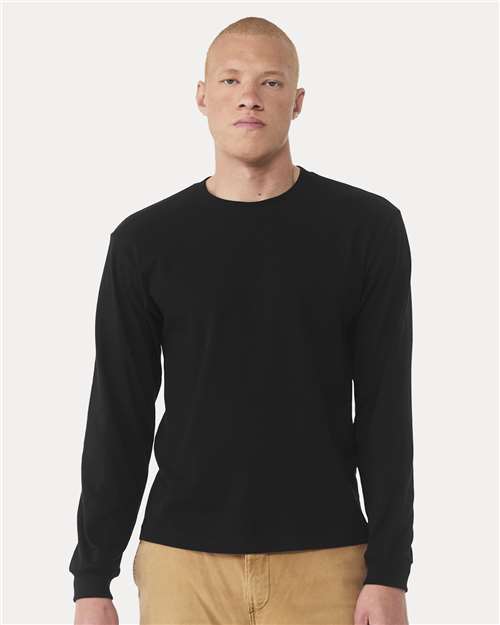 BELLA + CANVAS 3511 - 6 oz. Heavyweight Long Sleeve Tee - Black