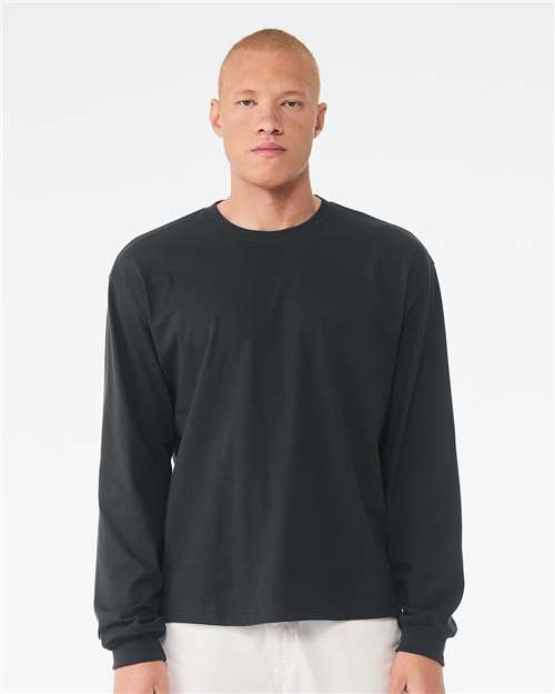 BELLA + CANVAS 3511 - 6 oz. Heavyweight Long Sleeve Tee - Dark Grey