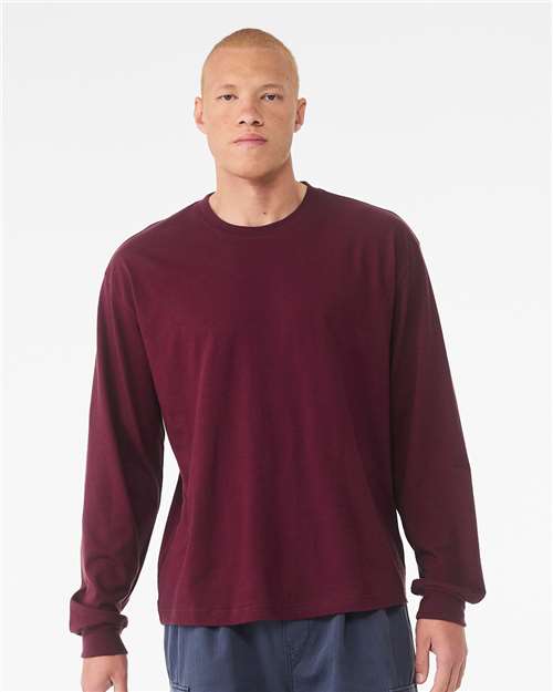 BELLA + CANVAS 3511 - 6 oz. Heavyweight Long Sleeve Tee - Maroon