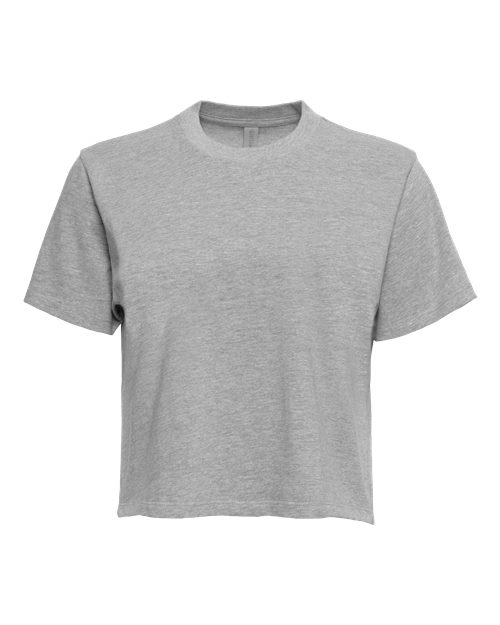 Next Level 7610 - Women's Heavyweight Boxy T-Shirt - Heather Grey