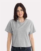 Next Level 7610 - Women's Heavyweight Boxy T-Shirt - Heather Grey