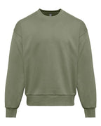 Next Level 9007 - Unisex Heavyweight Crewneck Sweatshirt - Light Olive