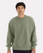 Next Level 9007 - Unisex Heavyweight Crewneck Sweatshirt - Light Olive
