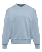 Next Level 9007 - Unisex Heavyweight Crewneck Sweatshirt - Stonewash Denim