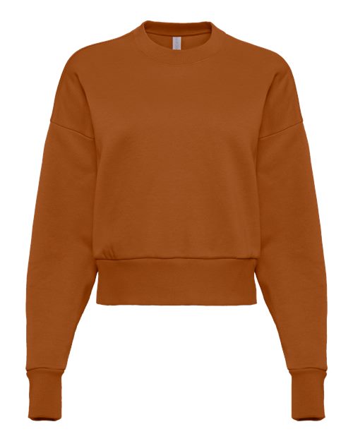 Next Level 9087 - Women's Heavyweight Crewneck Sweatshirt - Clay