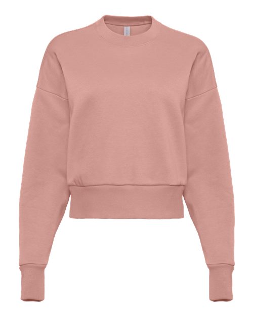 Next Level 9087 - Women's Heavyweight Crewneck Sweatshirt - Desert Pink