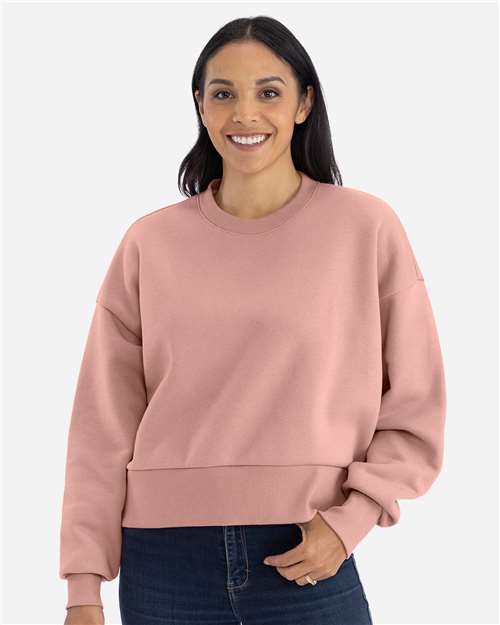 Next Level 9087 - Women's Heavyweight Crewneck Sweatshirt - Desert Pink