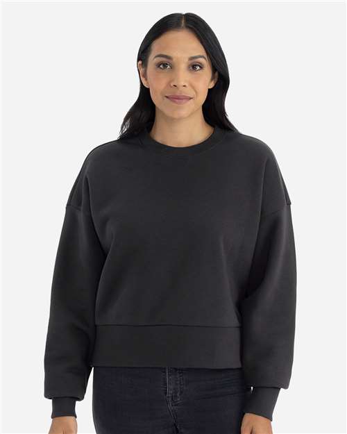 Next Level 9087 - Women's Heavyweight Crewneck Sweatshirt - Graphite Black