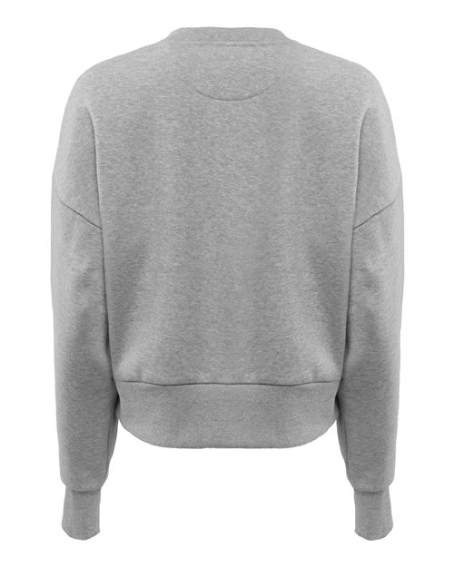Next Level 9087 - Women's Heavyweight Crewneck Sweatshirt - Heather Grey