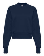 Next Level 9087 - Women's Heavyweight Crewneck Sweatshirt - Midnight Navy