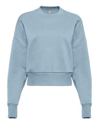 Next Level 9087 - Women's Heavyweight Crewneck Sweatshirt - Stonewash Denim
