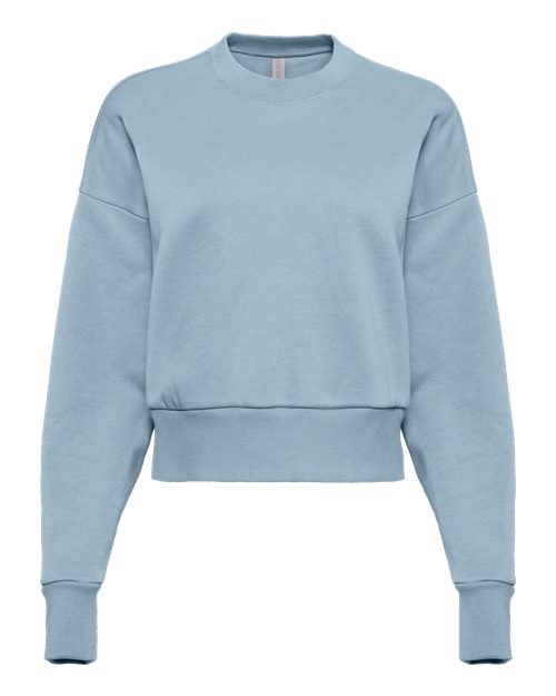 Next Level 9087 - Women's Heavyweight Crewneck Sweatshirt - Stonewash Denim