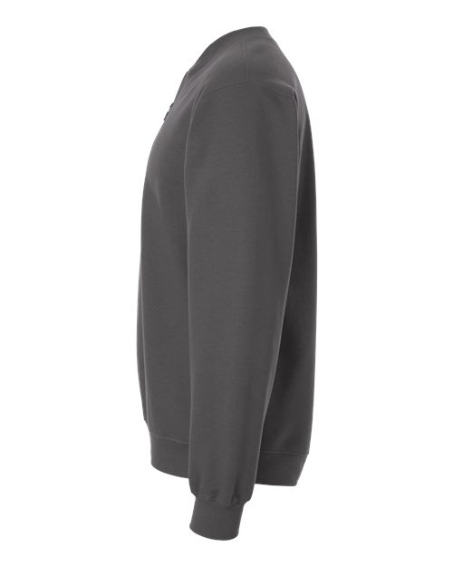 Gildan SF008 - Unisex Softstyle Midweight 1/4 Zip Sweatshirt - Charcoal