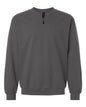 Gildan SF008 - Unisex Softstyle Midweight 1/4 Zip Sweatshirt - Charcoal