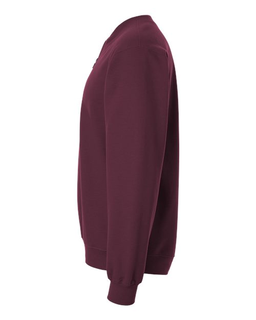 Gildan SF008 - Unisex Softstyle Midweight 1/4 Zip Sweatshirt - Maroon