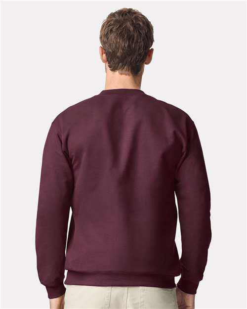 Gildan SF008 - Unisex Softstyle Midweight 1/4 Zip Sweatshirt - Maroon