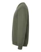 Gildan SF008 - Unisex Softstyle Midweight 1/4 Zip Sweatshirt - Military Green