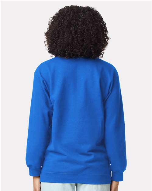 Gildan SF008 - Unisex Softstyle Midweight 1/4 Zip Sweatshirt - Royal