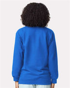 Gildan SF008 - Unisex Softstyle Midweight 1/4 Zip Sweatshirt - Royal