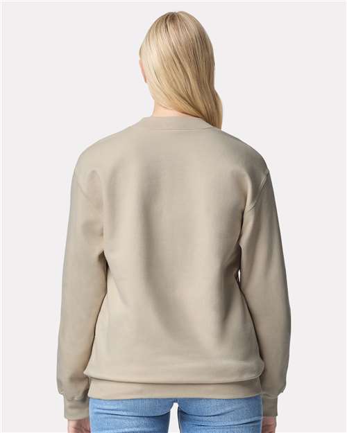 Gildan SF008 - Unisex Softstyle Midweight 1/4 Zip Sweatshirt - Sand