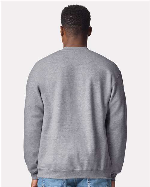Gildan SF008 - Unisex Softstyle Midweight 1/4 Zip Sweatshirt - Sport Grey
