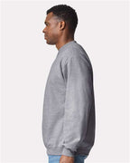 Gildan SF008 - Unisex Softstyle Midweight 1/4 Zip Sweatshirt - Sport Grey