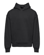 Next Level 9307 - Unisex Heavyweight Fleece Hoodie Sweatshirt - Graphite Black