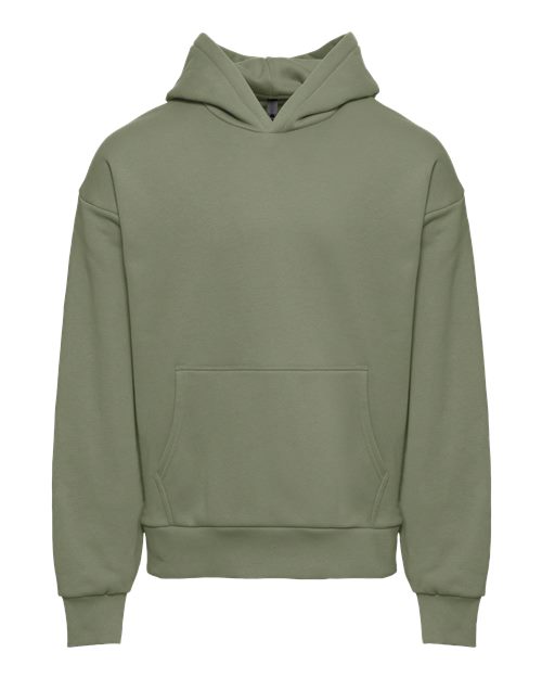 Next Level 9307 - Unisex Heavyweight Fleece Hoodie Sweatshirt - Light Olive