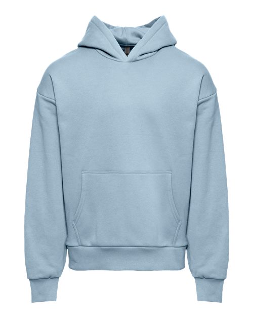 Next Level 9307 - Unisex Heavyweight Fleece Hoodie Sweatshirt - Stonewash Denim