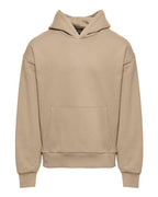 Next Level 9307 - Unisex Heavyweight Fleece Hoodie Sweatshirt - Tan