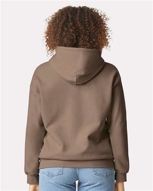 Gildan SF500 - Unisex Softstyle Midweight Hooded Sweatshirt - Brown Savana