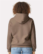 Gildan SF500 - Unisex Softstyle Midweight Hooded Sweatshirt - Brown Savana